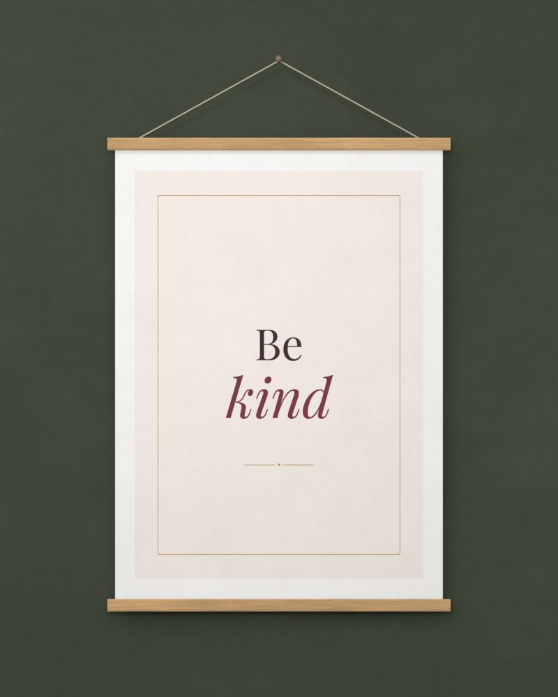 Be Kind Print – A4