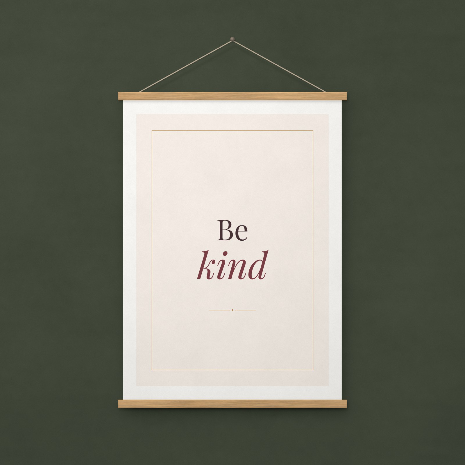 Be Kind Print – A4