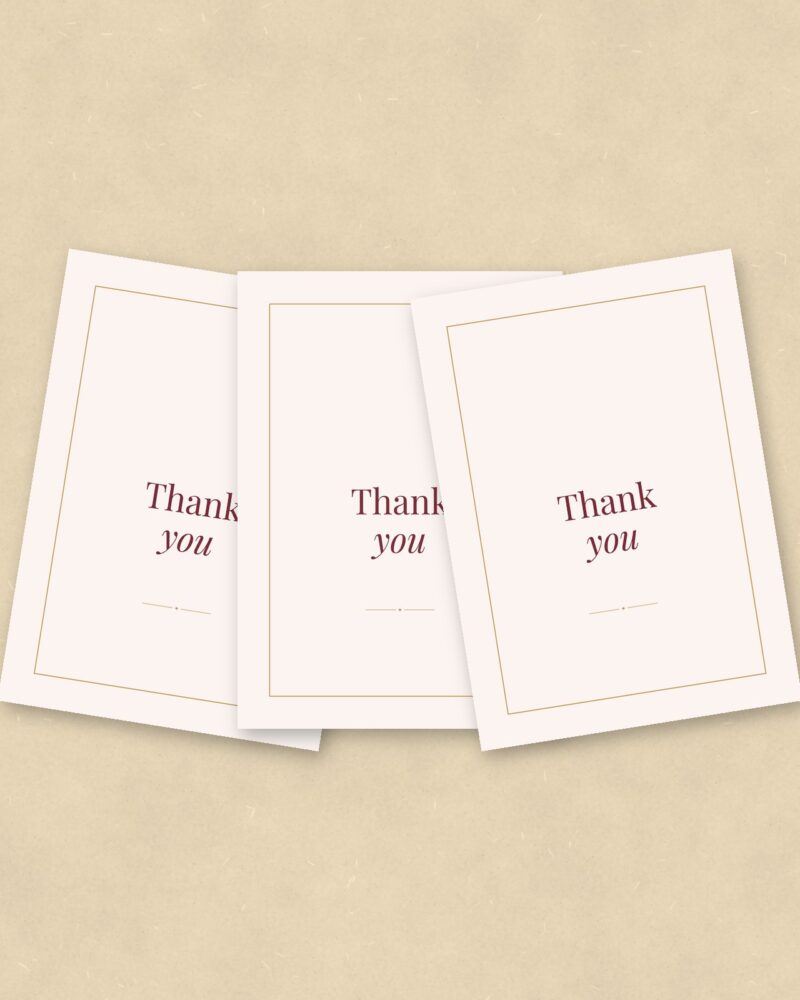 Thank You Cards, Set of 10