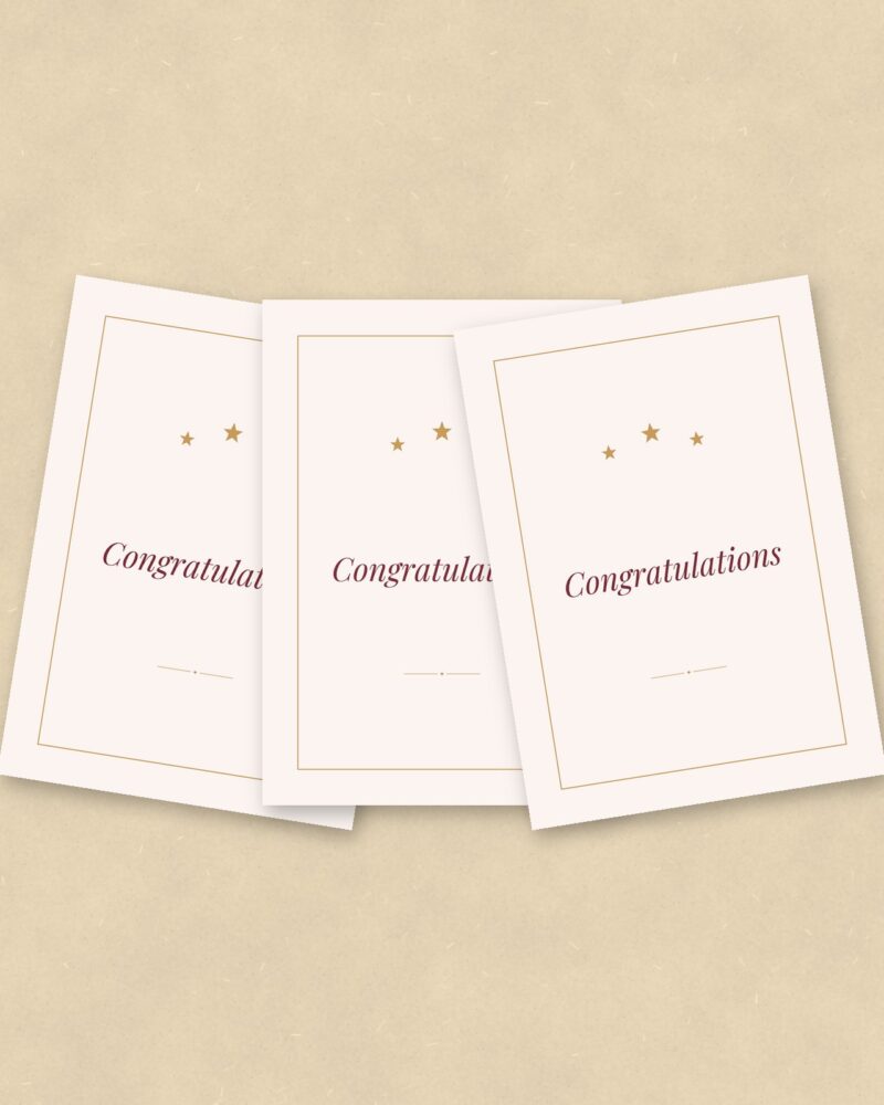 Congratulations Cards, Set of 10