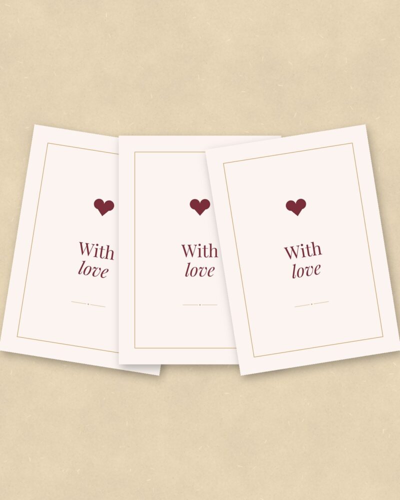 With Love Cards, Set of 10