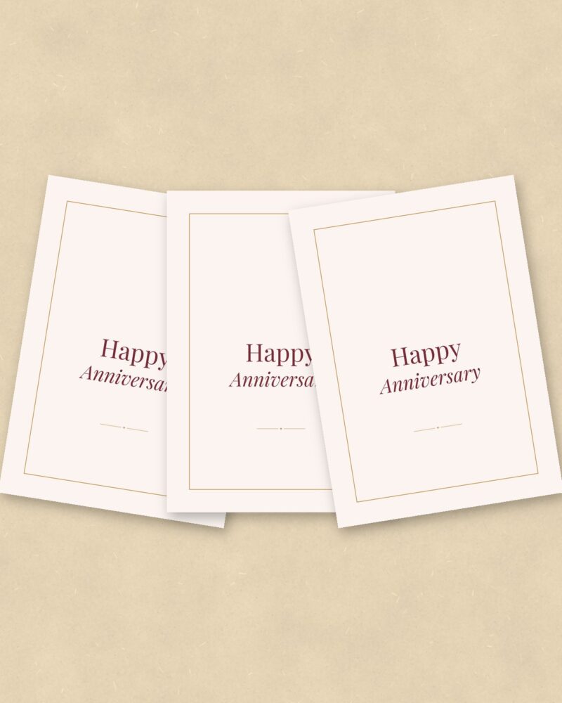 Happy Anniversary Cards, Set of 10