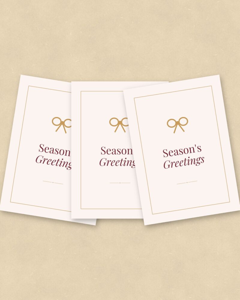 Season's Greetings Cards, Set of 10