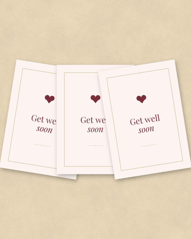 Get Well Soon Cards, Set of 10