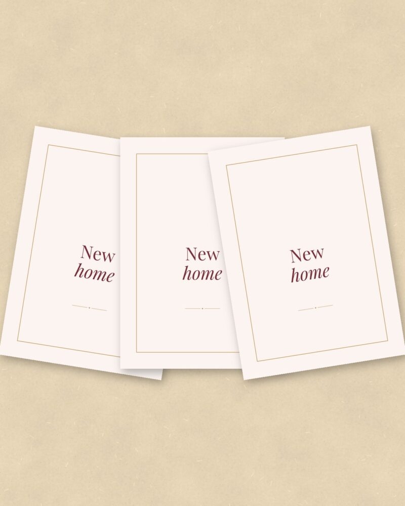 New Home Cards, Set of 10