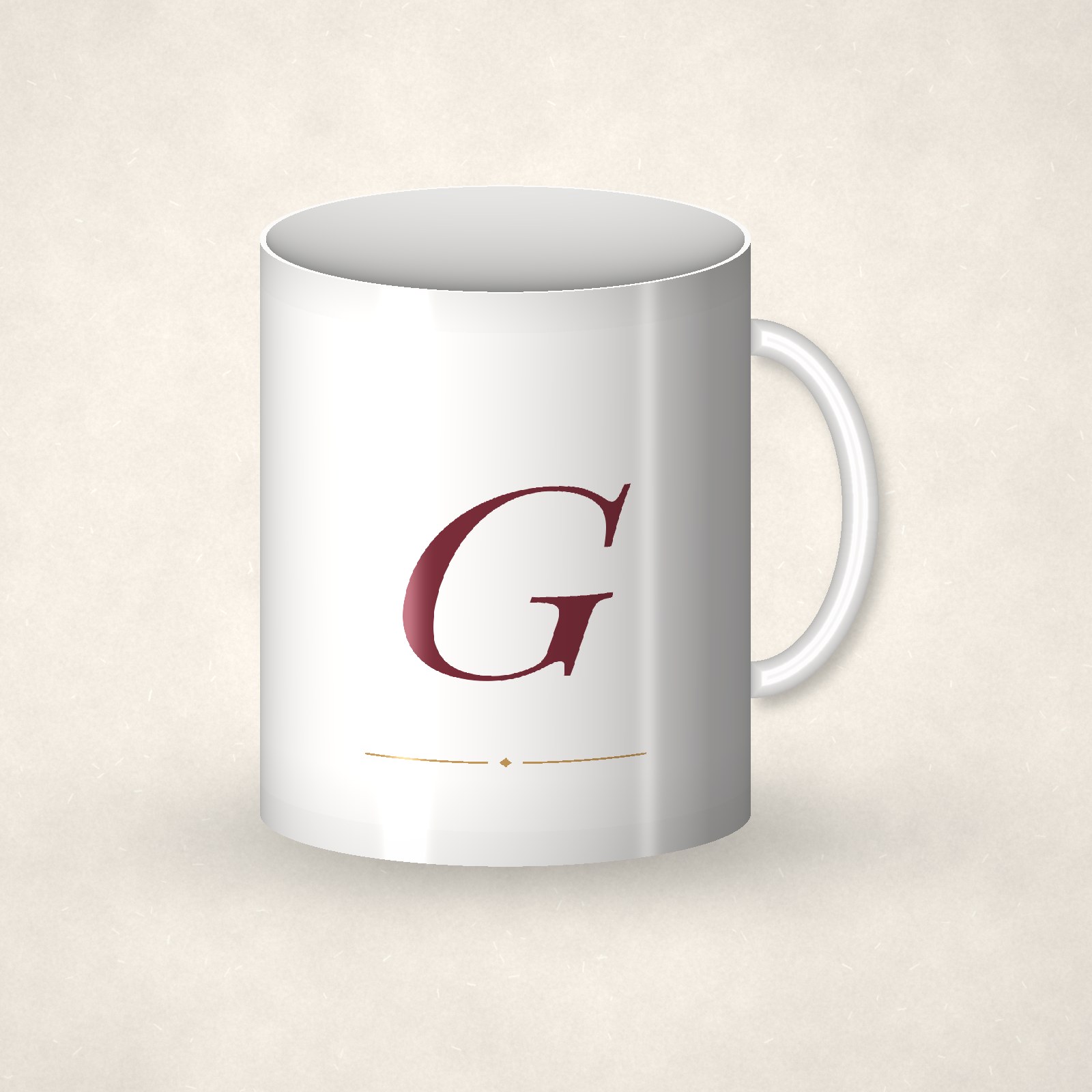 Monogram Mug – G