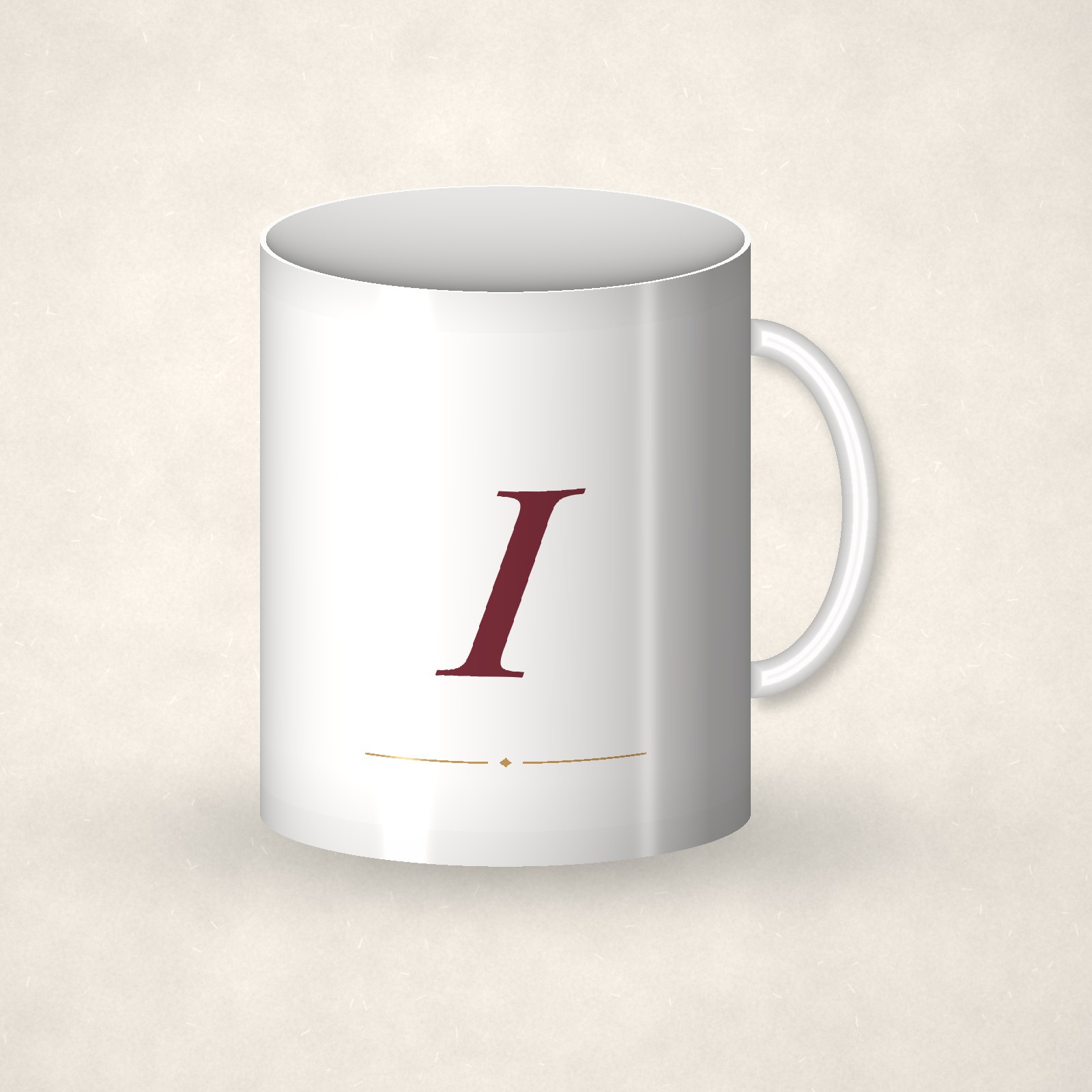 Monogram Mug – I