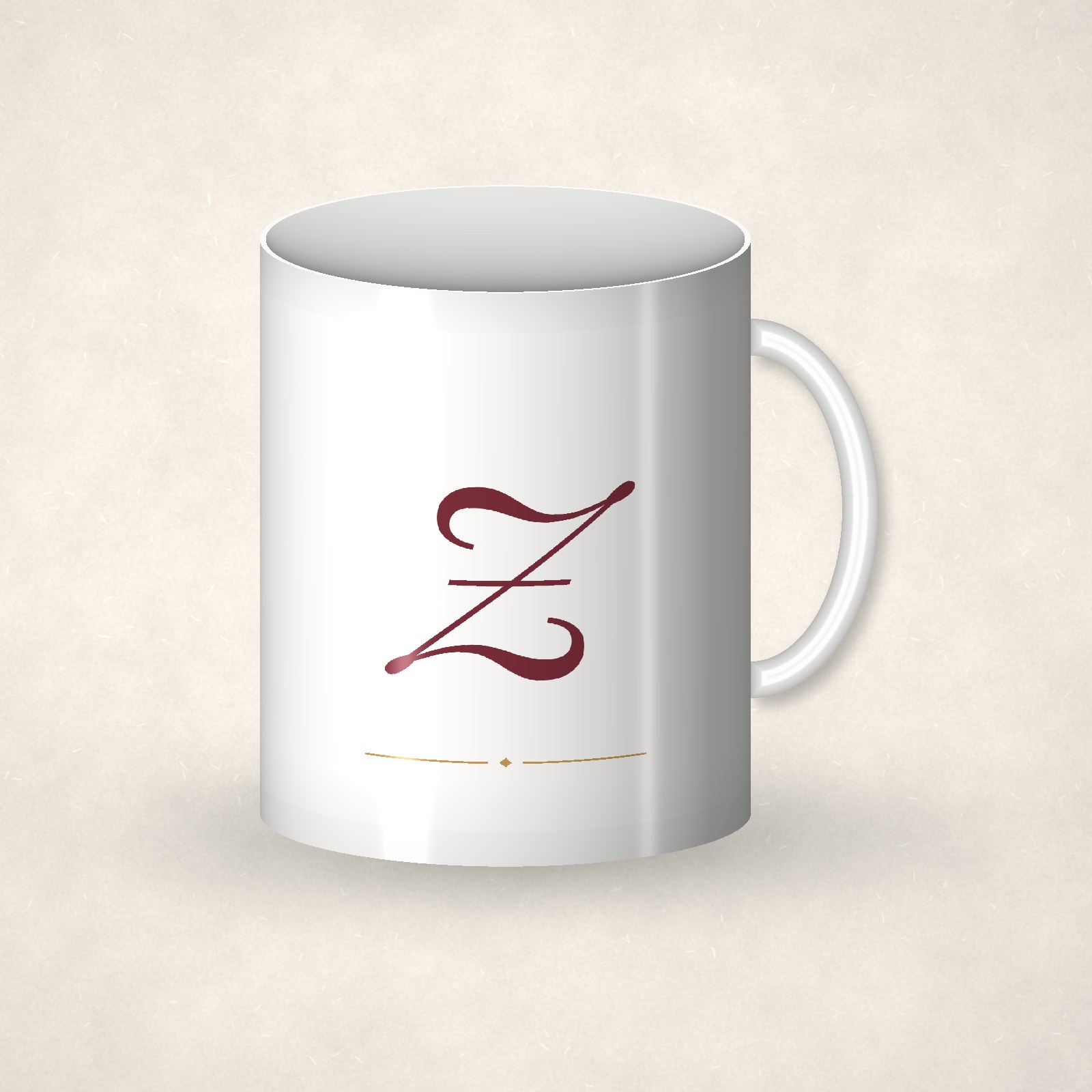 Monogram Mug – Z