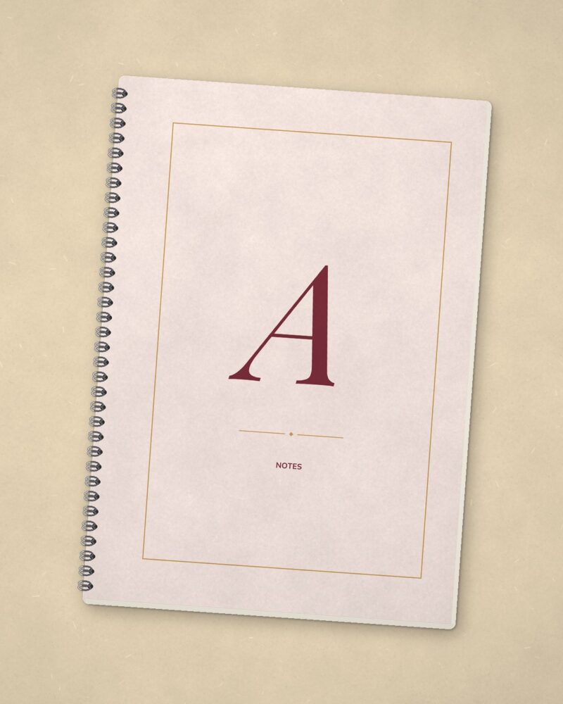 Monogram Notebook – A