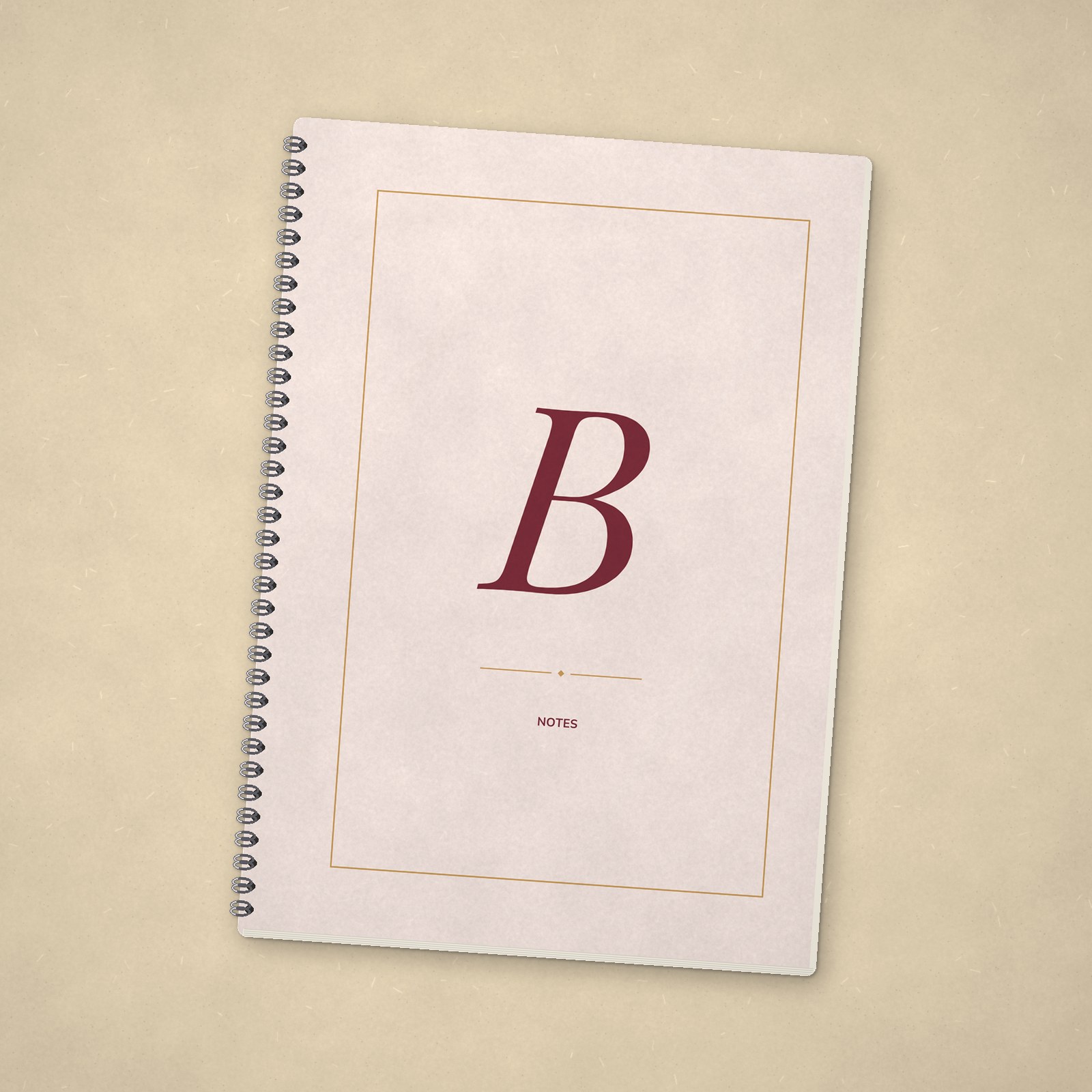 Monogram Notebook – B
