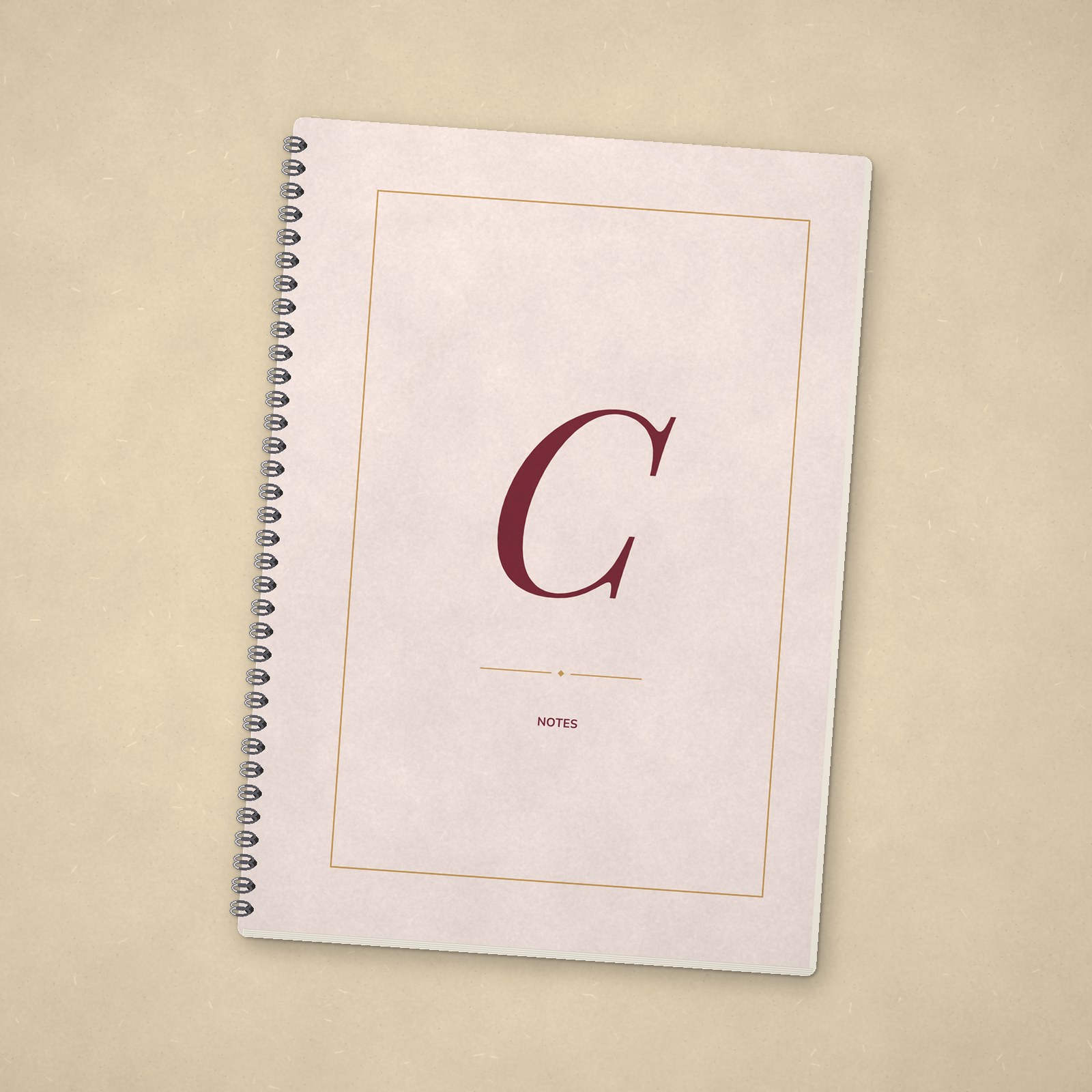 Monogram Notebook – C