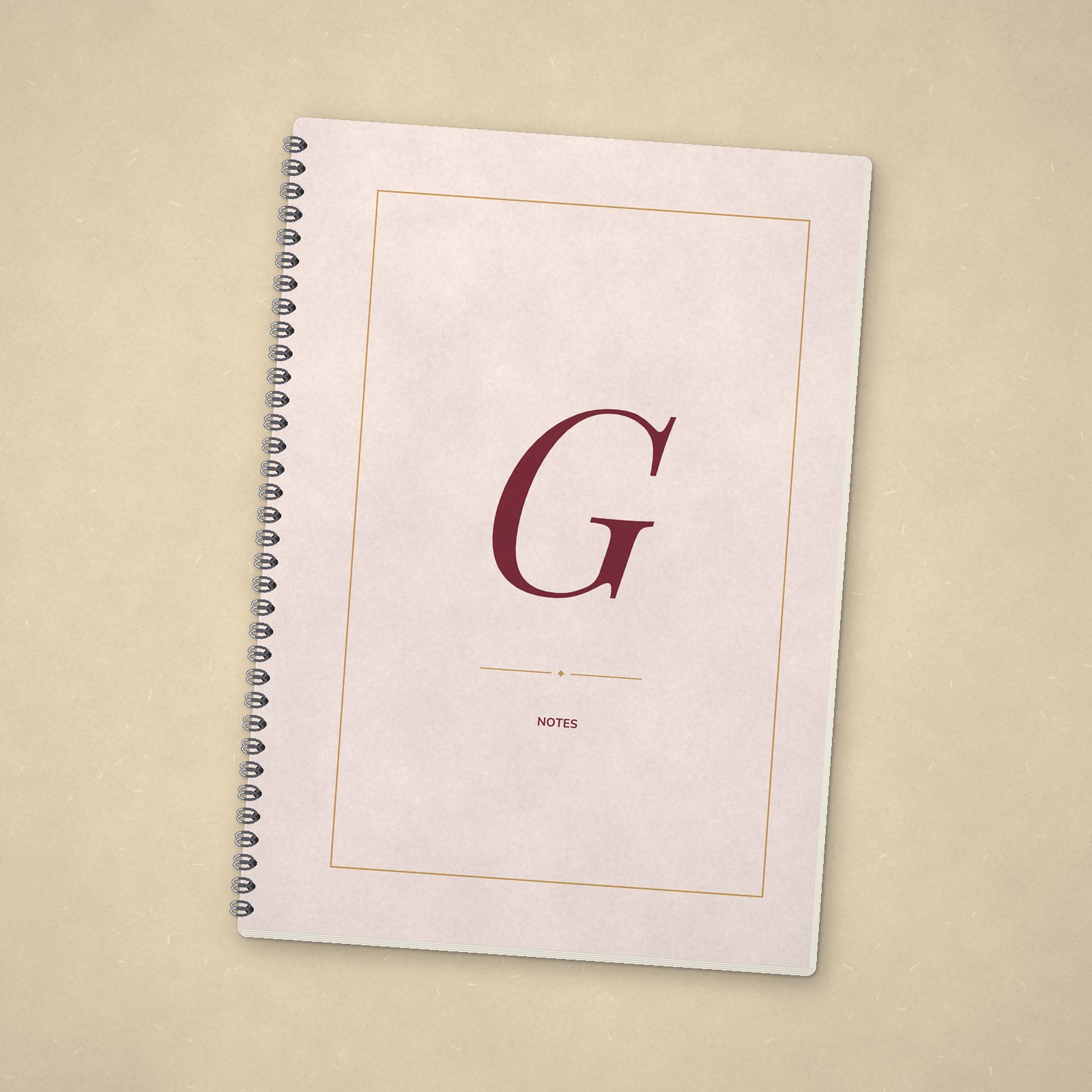 Monogram Notebook – G
