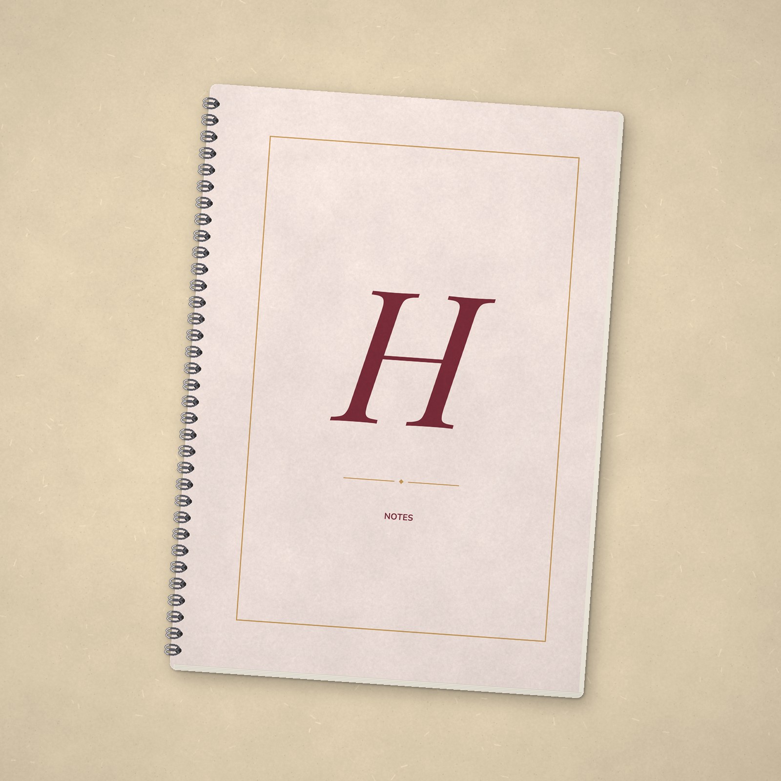 Monogram Notebook – H