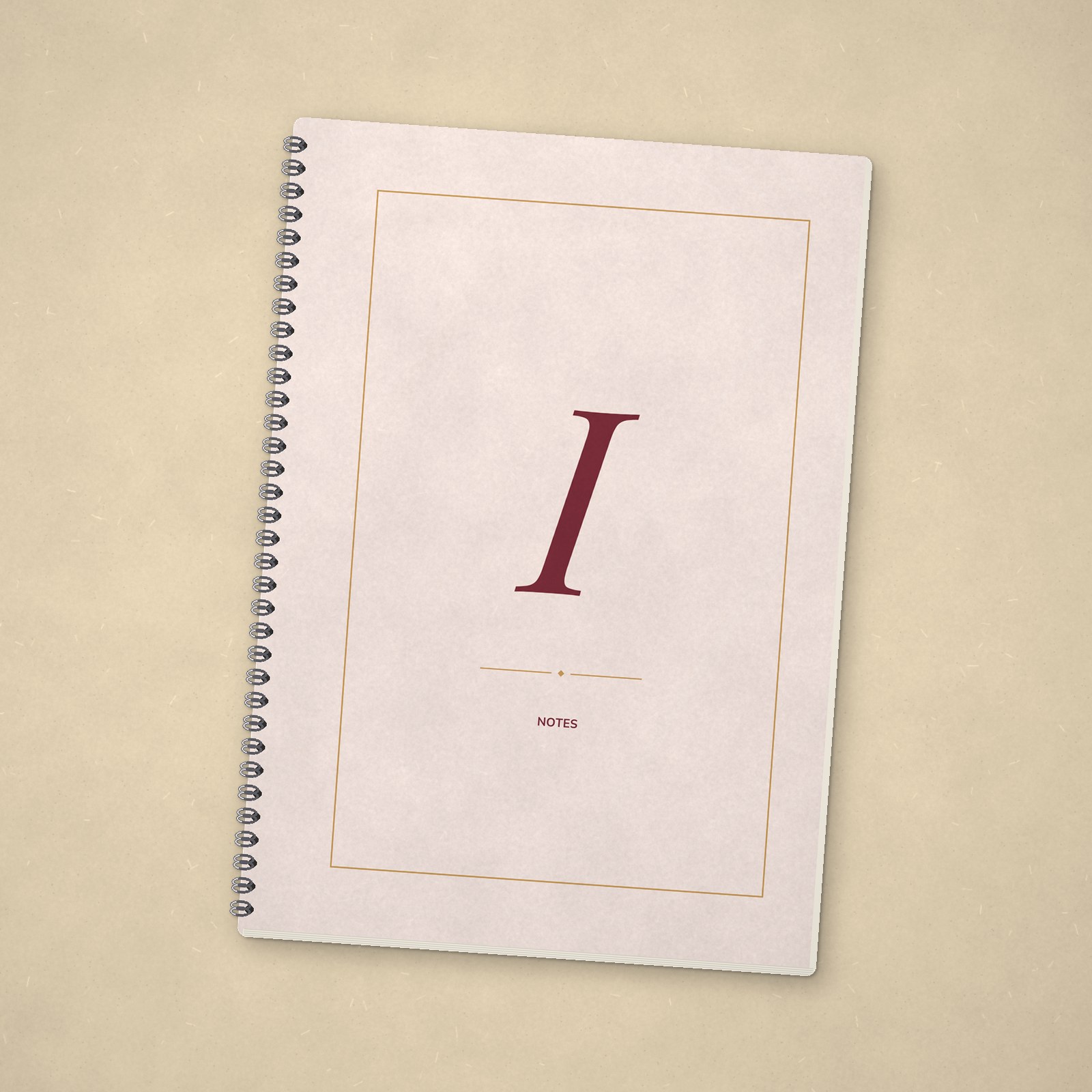 Monogram Notebook – I
