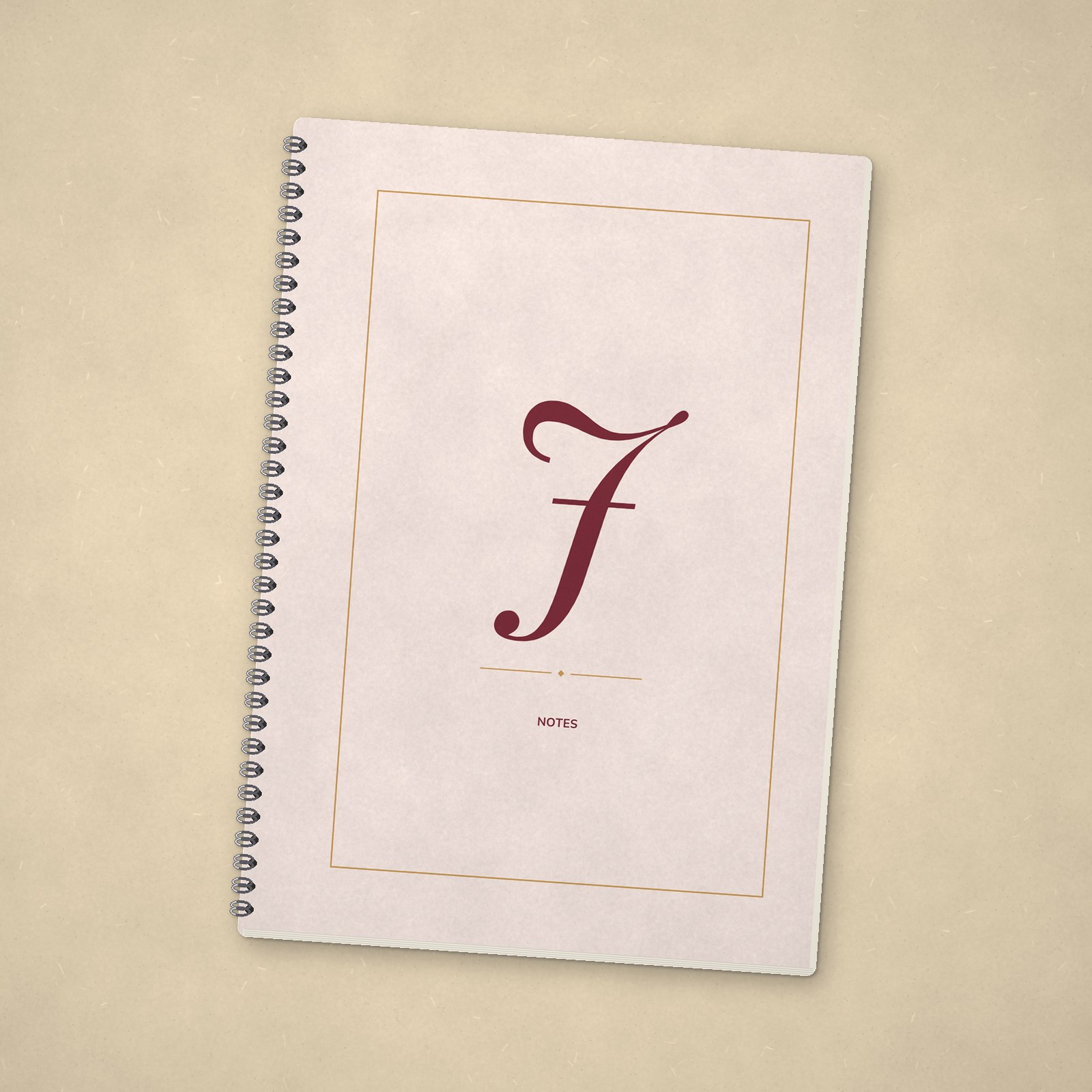 Monogram Notebook – J