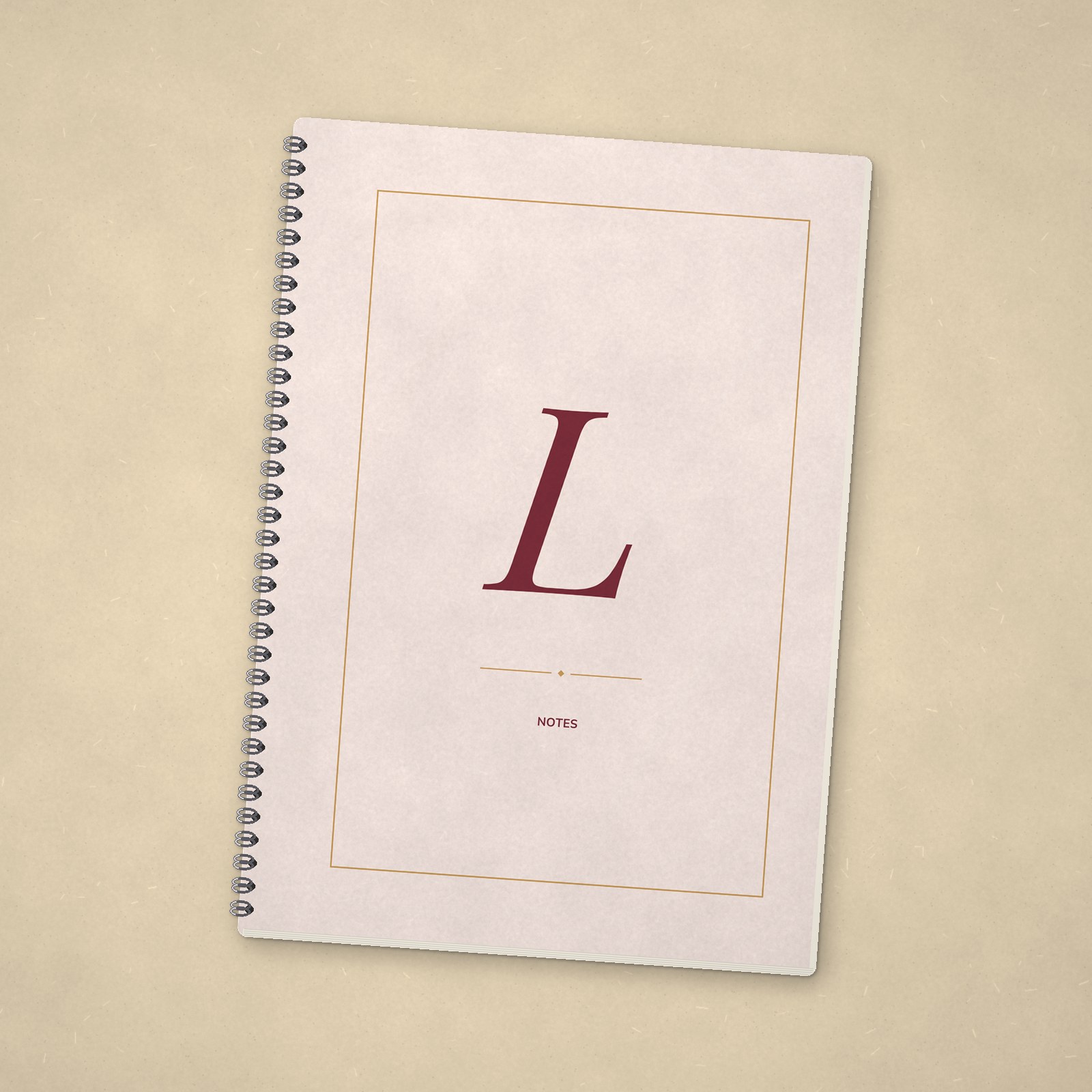 Monogram Notebook – L