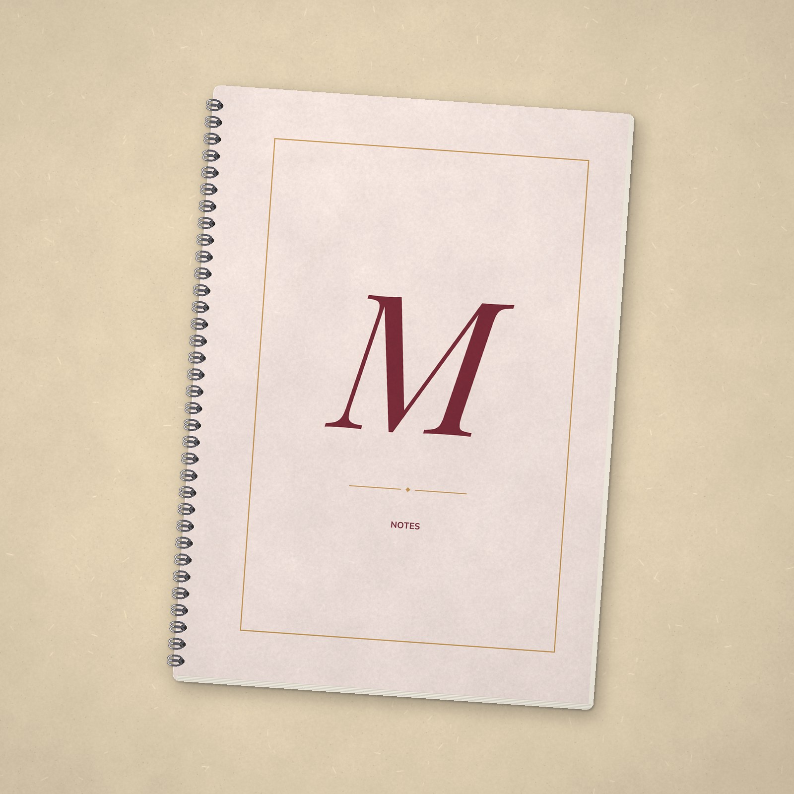 Monogram Notebook – M