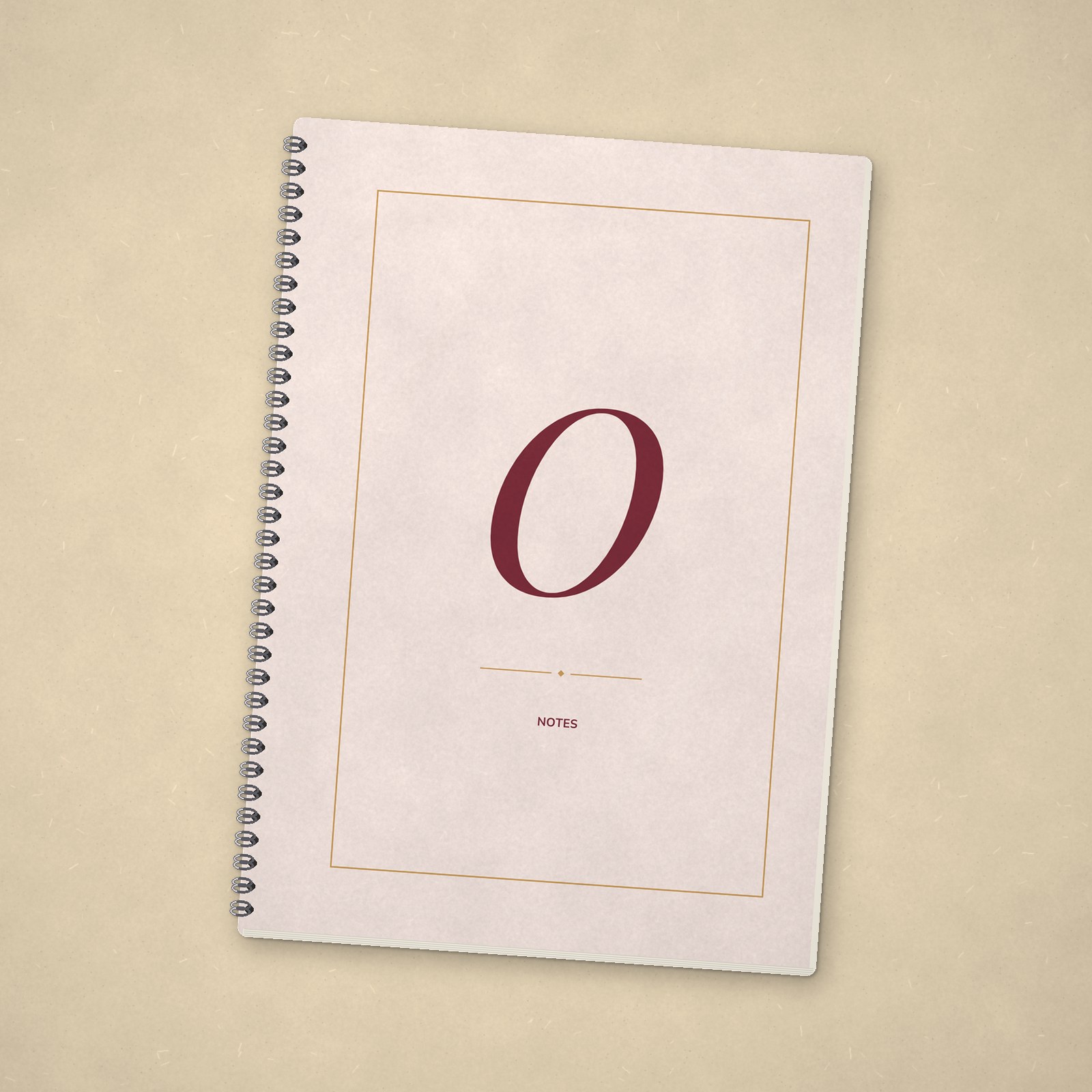 Monogram Notebook – O