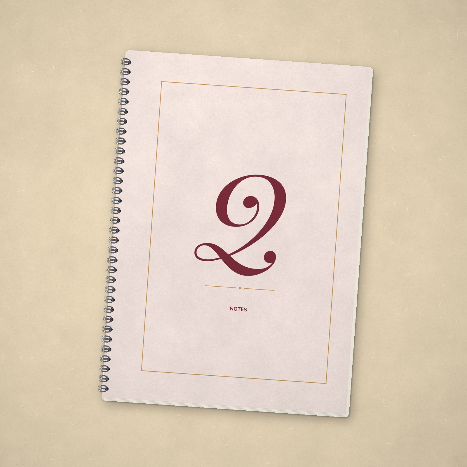 Monogram Notebook – Q