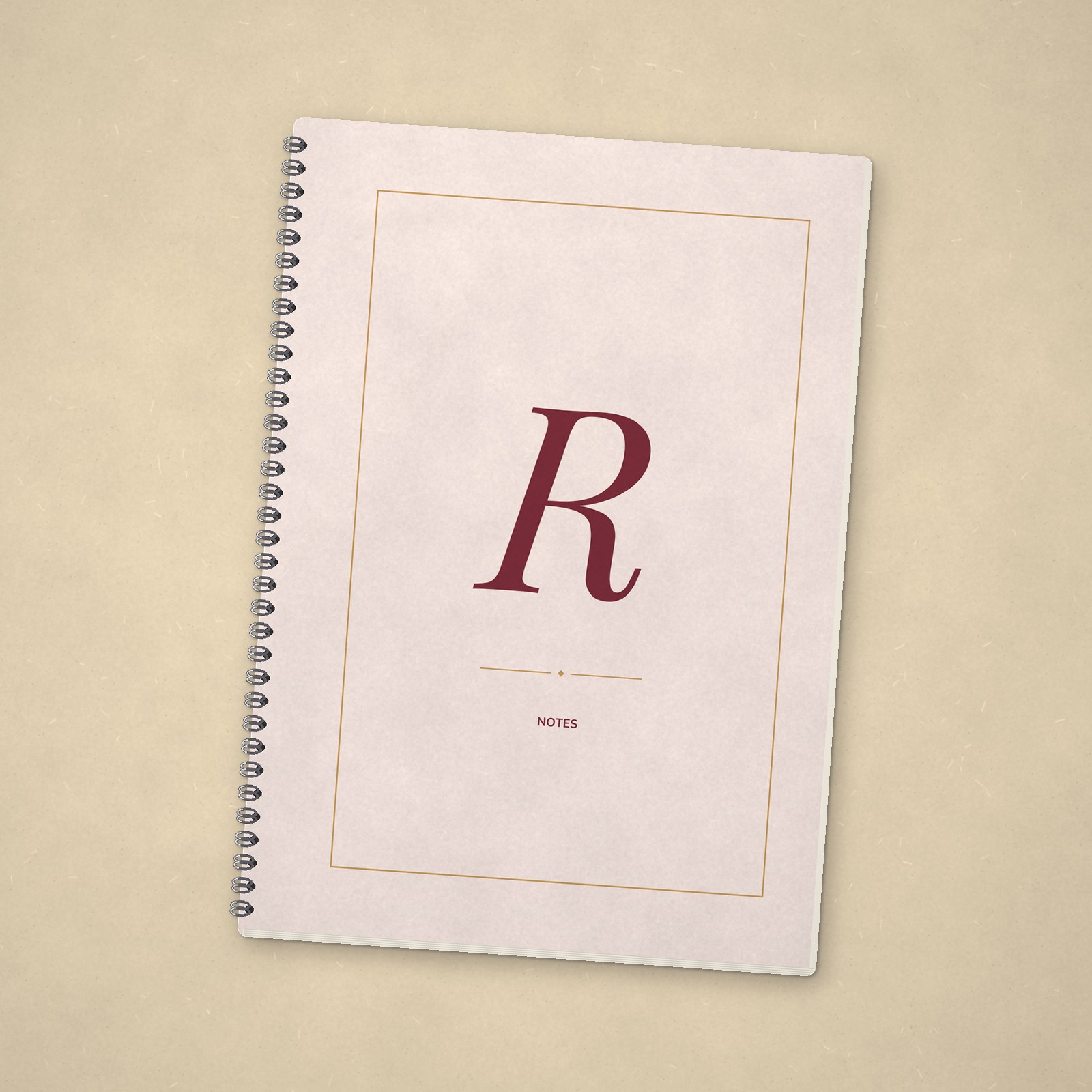 Monogram Notebook – R