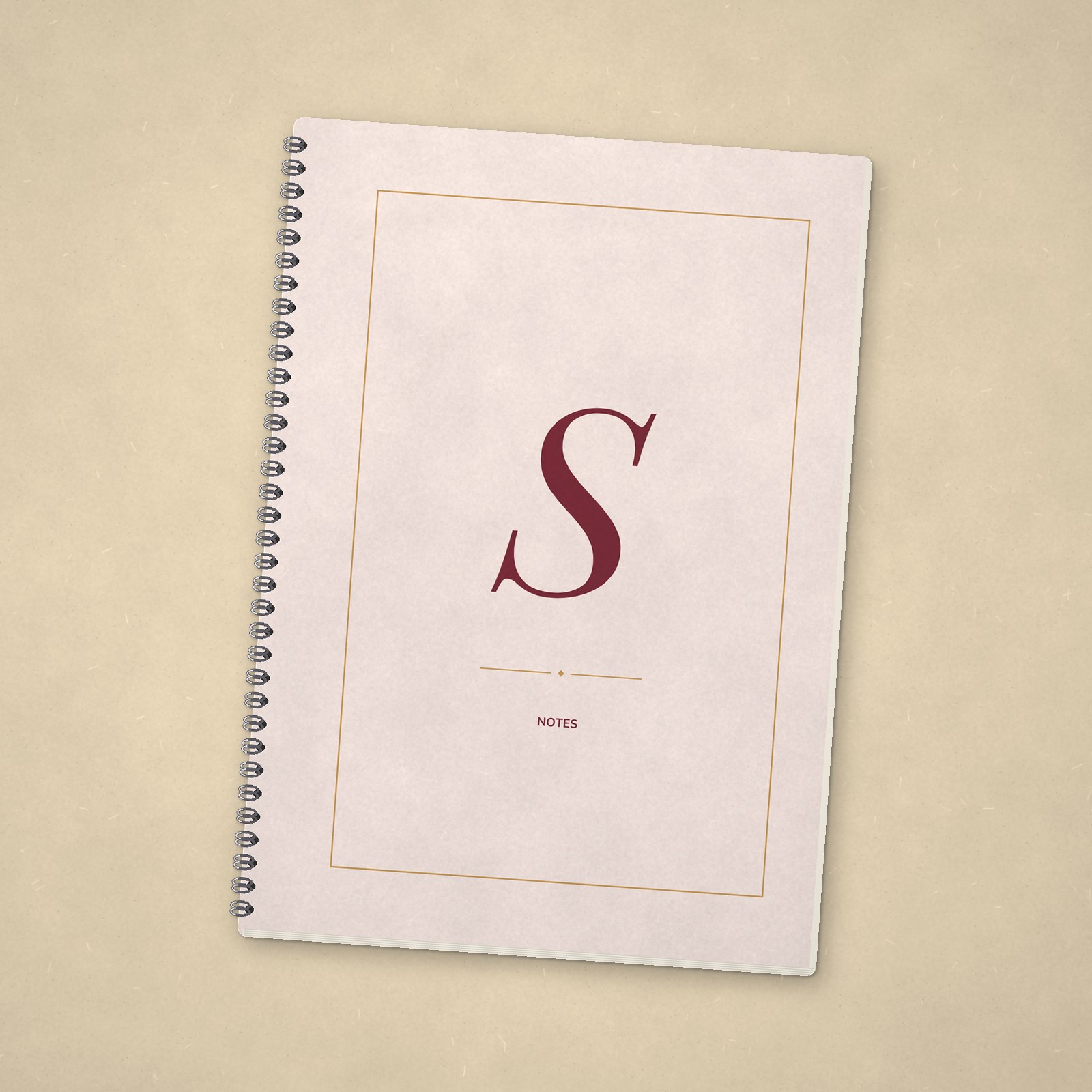 Monogram Notebook – S