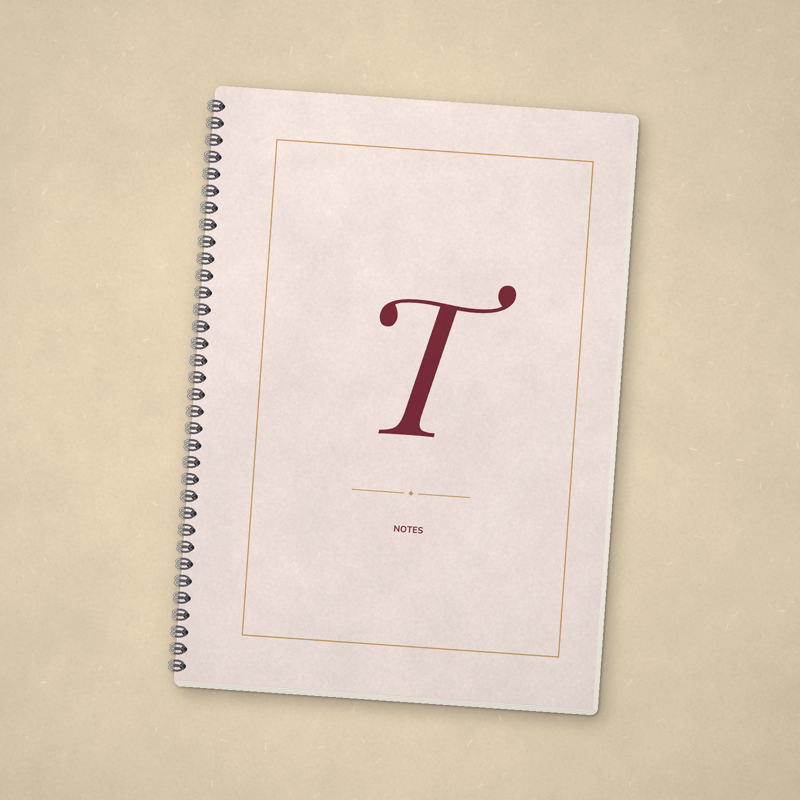 Monogram Notebook – T