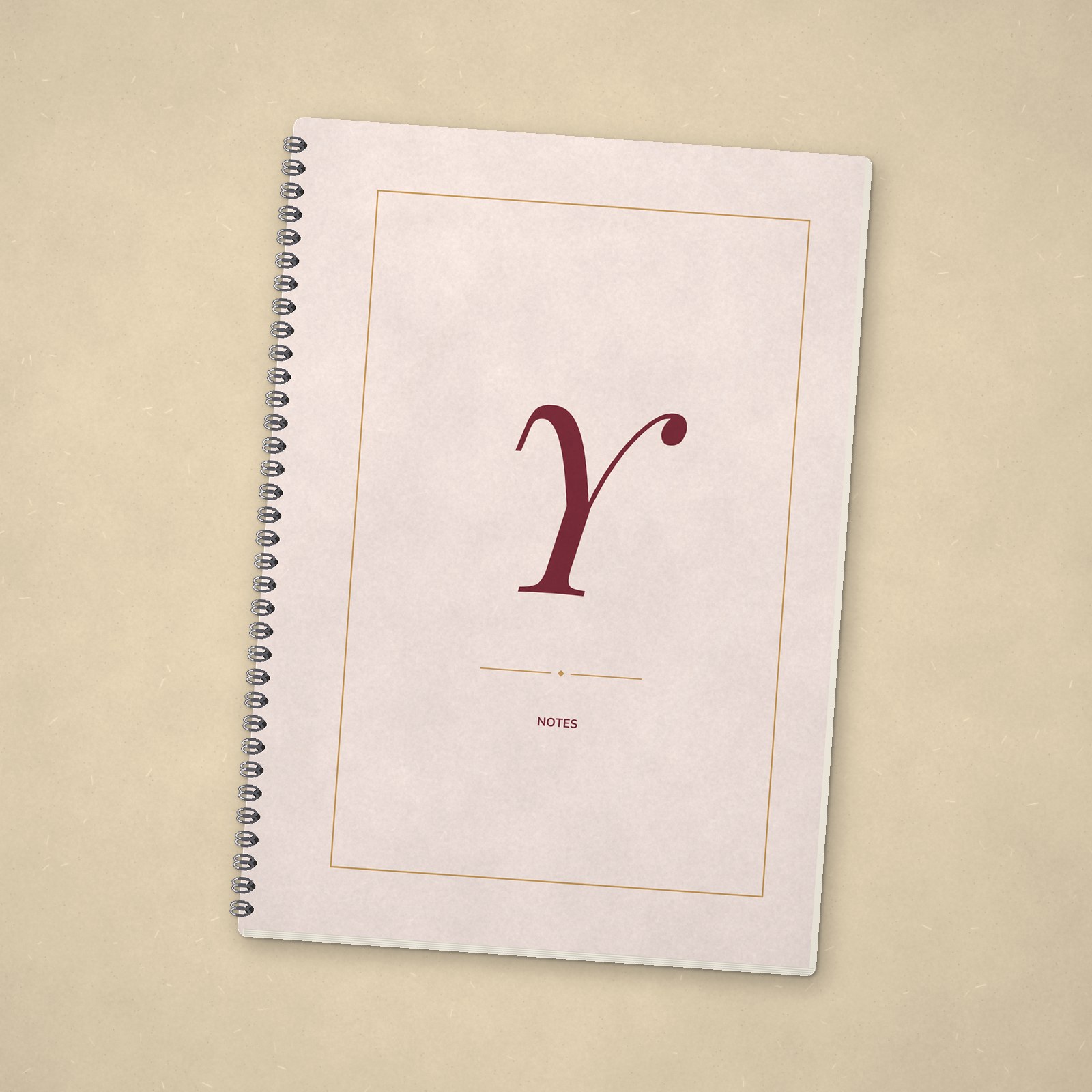 Monogram Notebook – Y