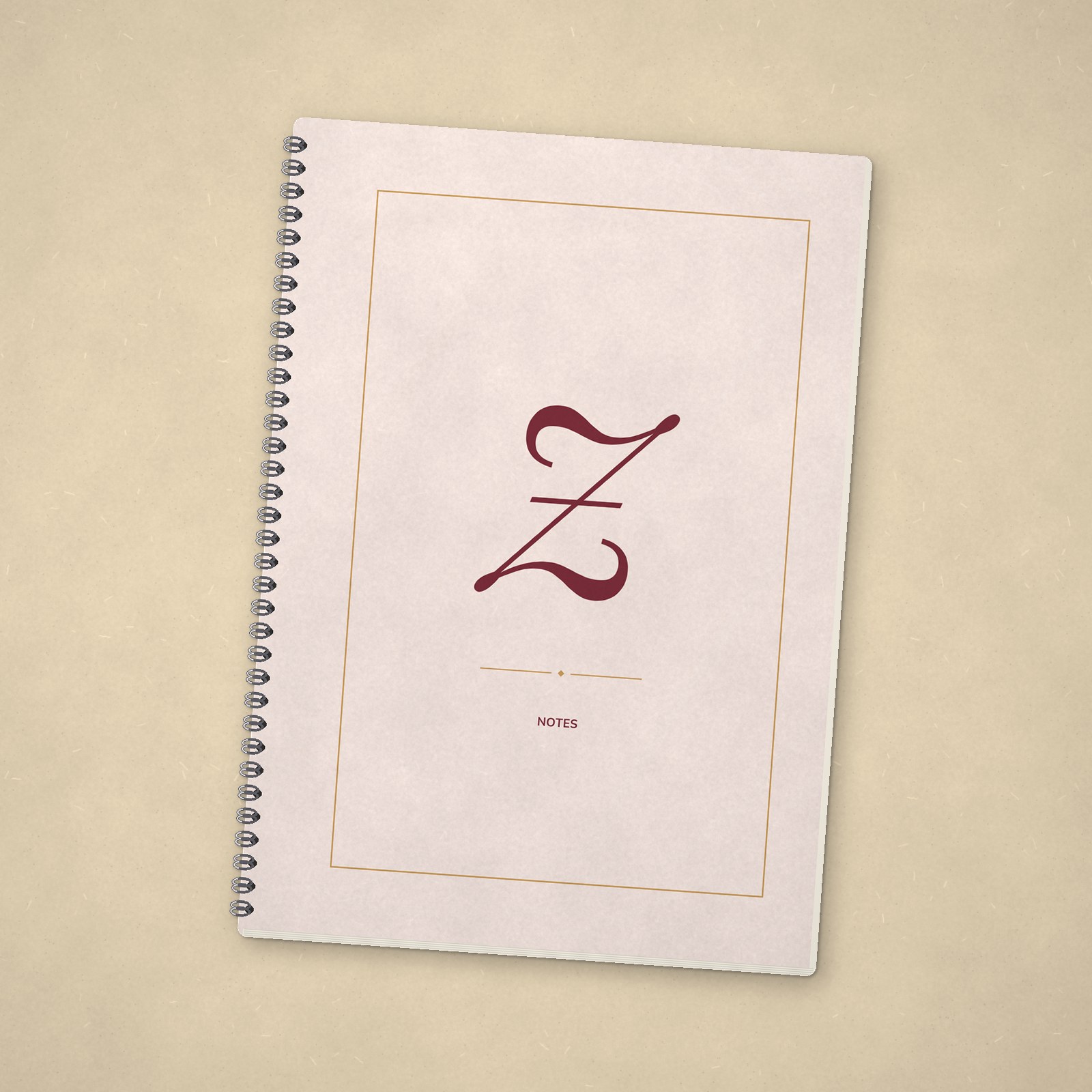 Monogram Notebook – Z
