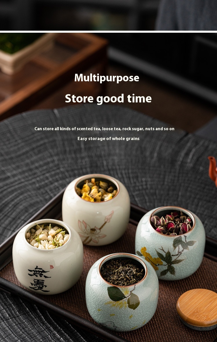 Calligraphy Tea Caddy