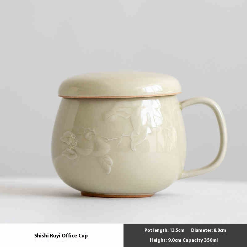 Celadon Tea Mug with Infuser