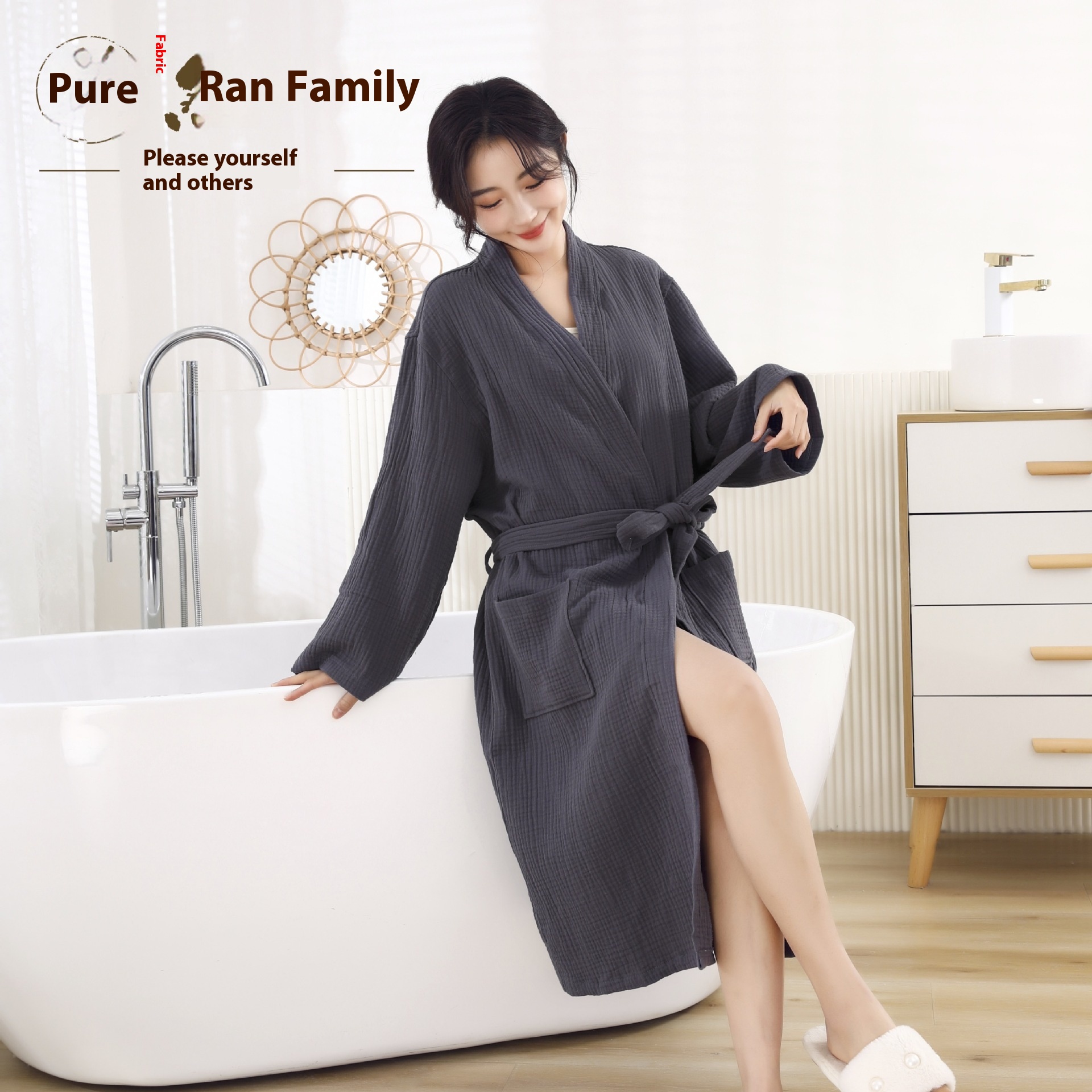 Cotton Gauze Robe