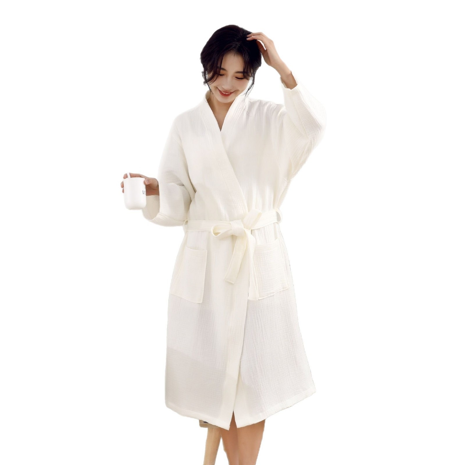 Cotton Gauze Robe