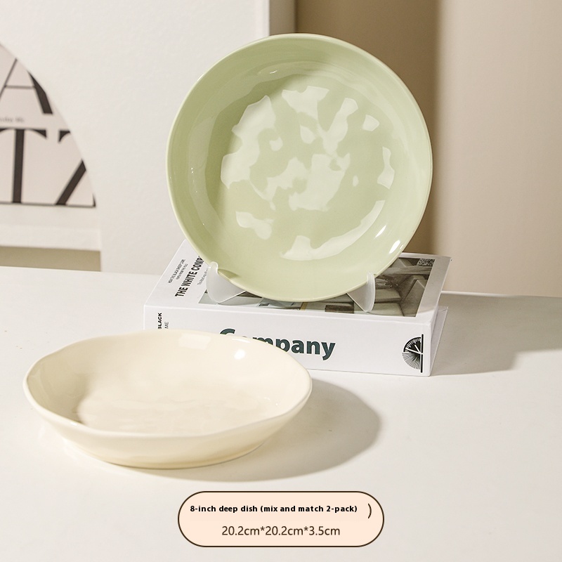 Cream Serving Plate