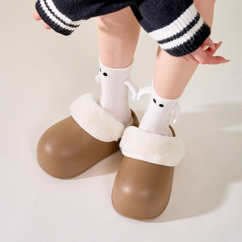 Fuzzy Boot Slippers