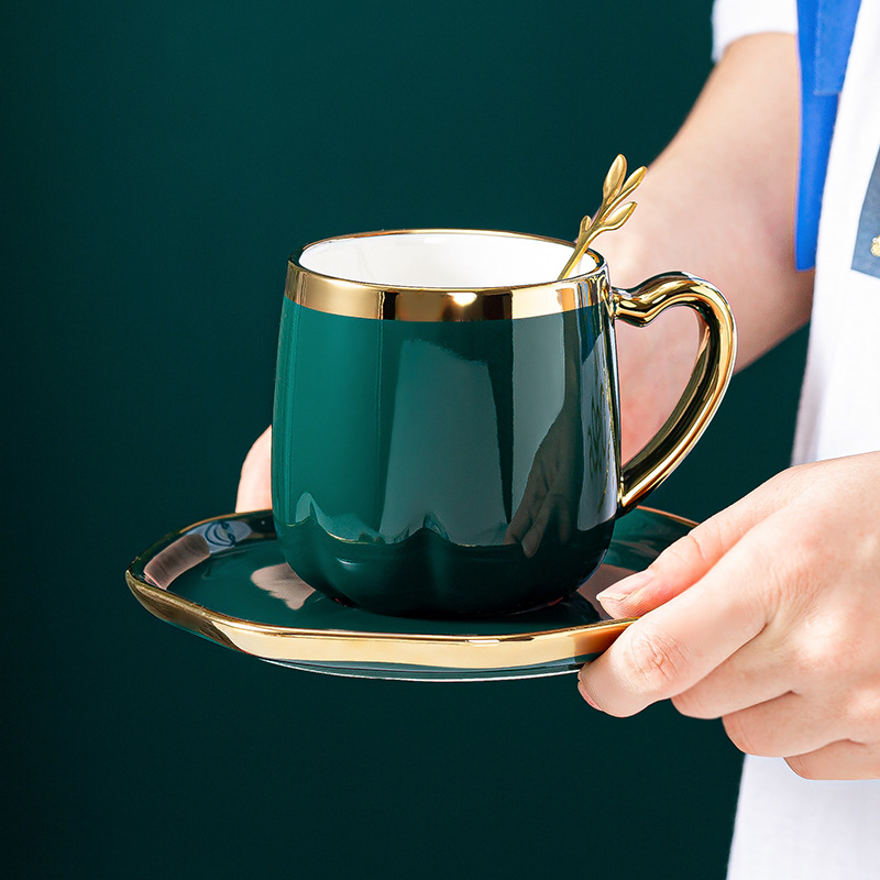 Gold-Rim Cup & Saucer