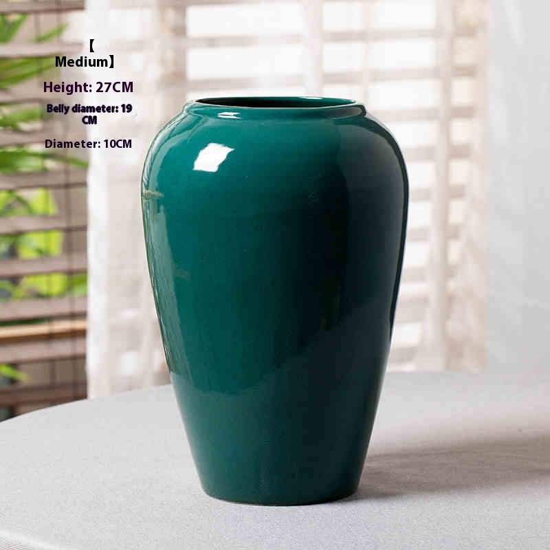 Green Glaze Vase
