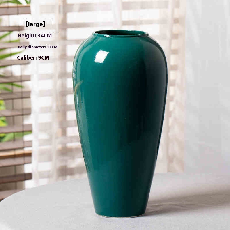 Green Glaze Vase