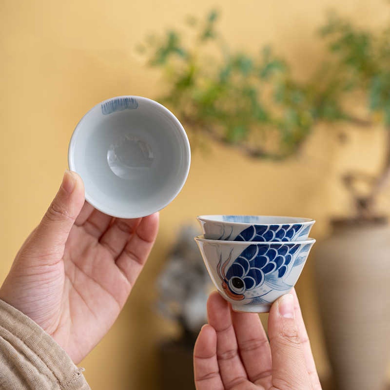 Hand-Painted Tea Cup