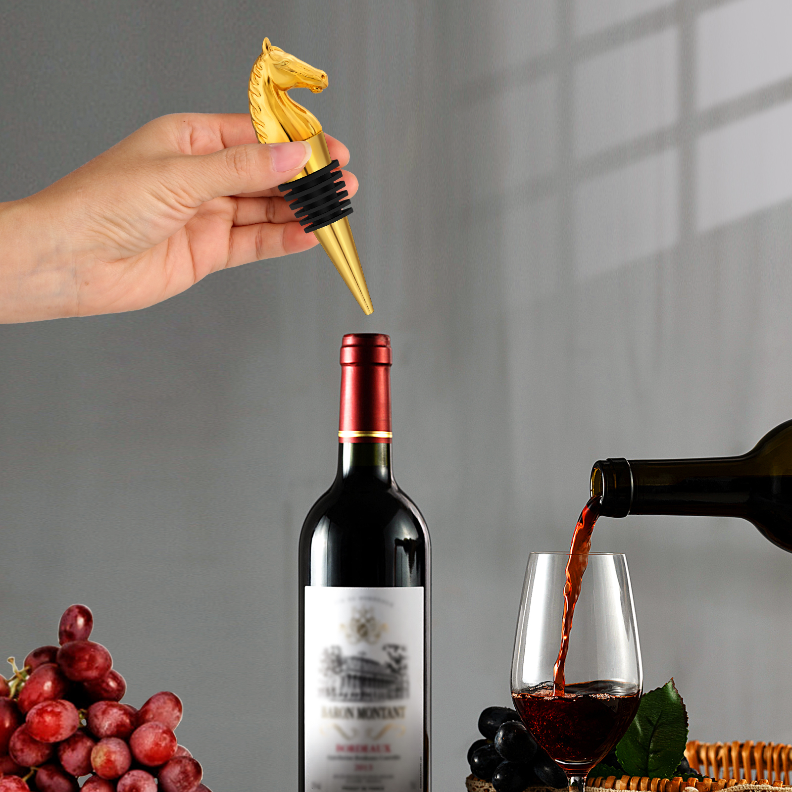 Horse Head Wine Stopper