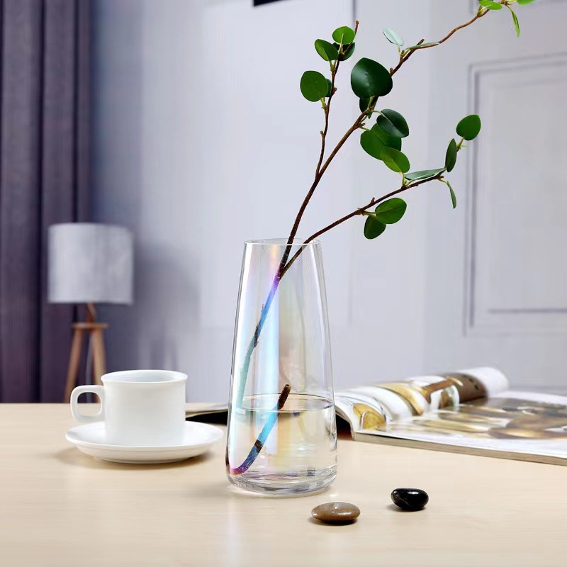 Iridescent Glass Vase
