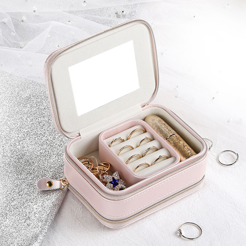 Leather Travel Jewellery Case