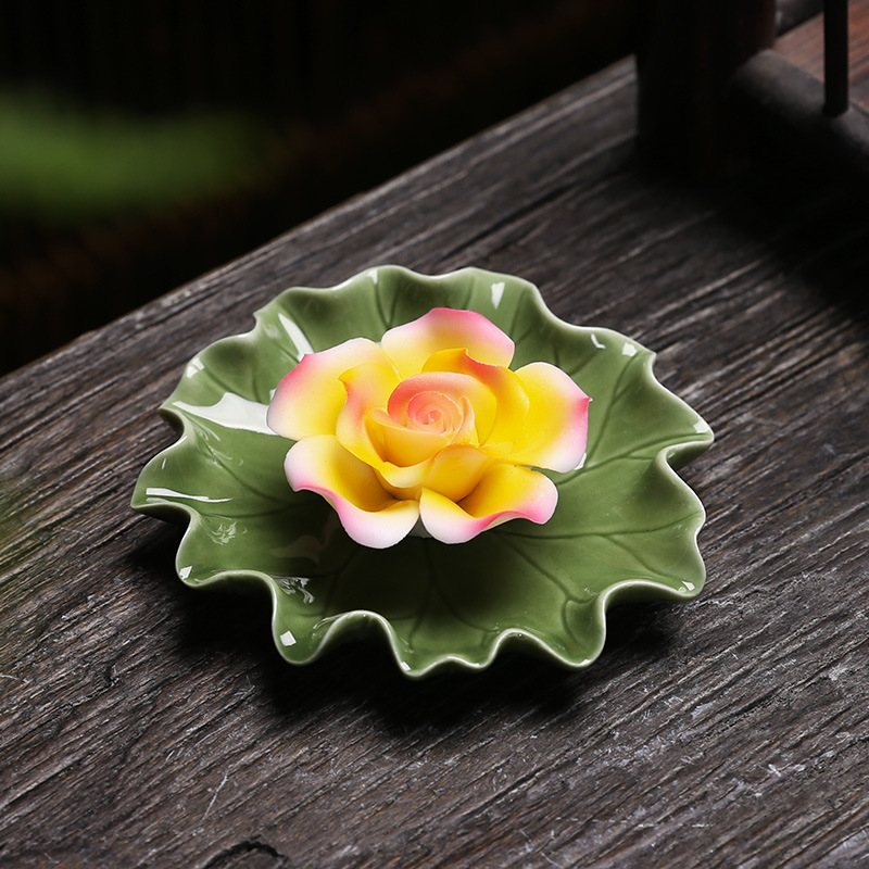 Lotus Leaf Incense Holder