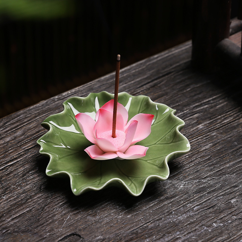 Lotus Leaf Incense Holder
