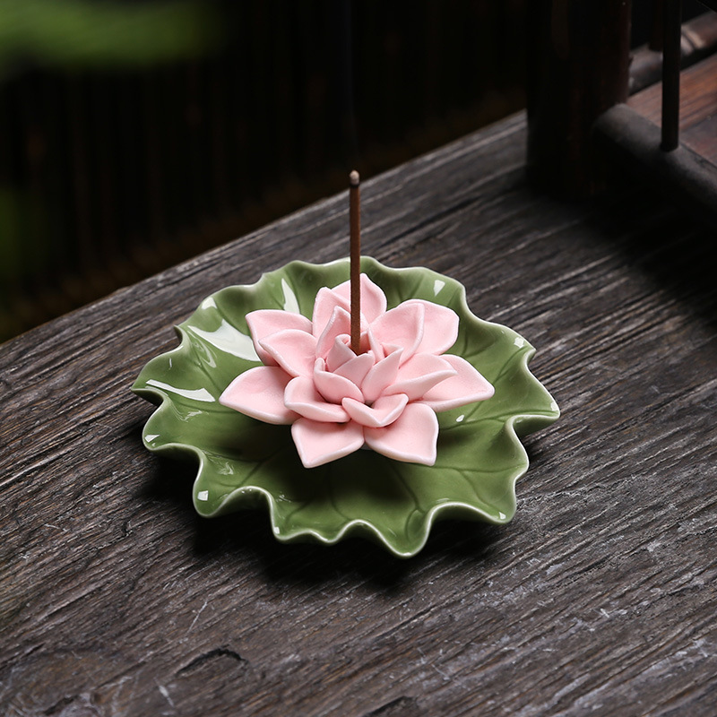 Lotus Leaf Incense Holder