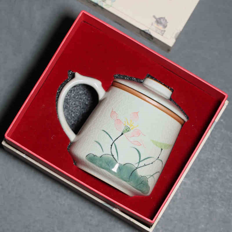 Lotus Tea Mug with Infuser