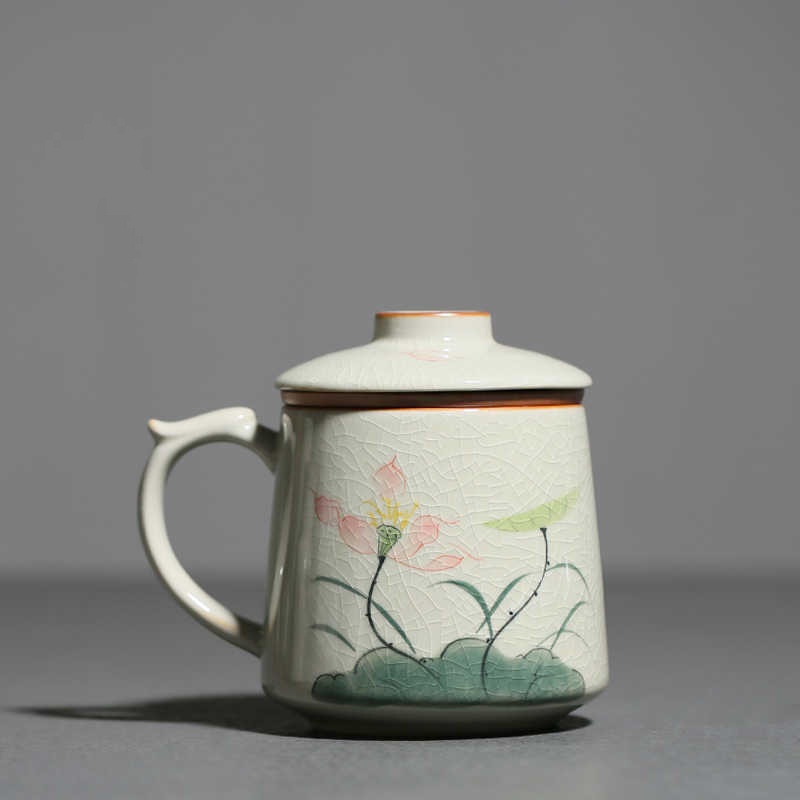 Lotus Tea Mug with Infuser