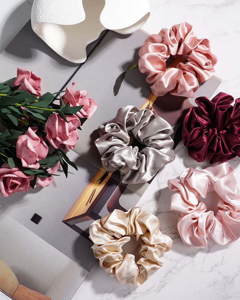 Mulberry Silk Scrunchie