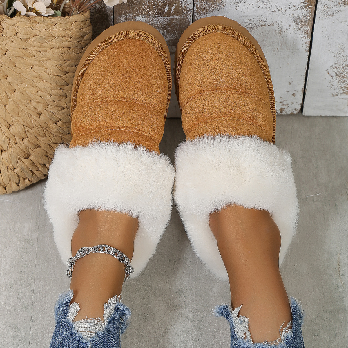 Plush Lined Slippers