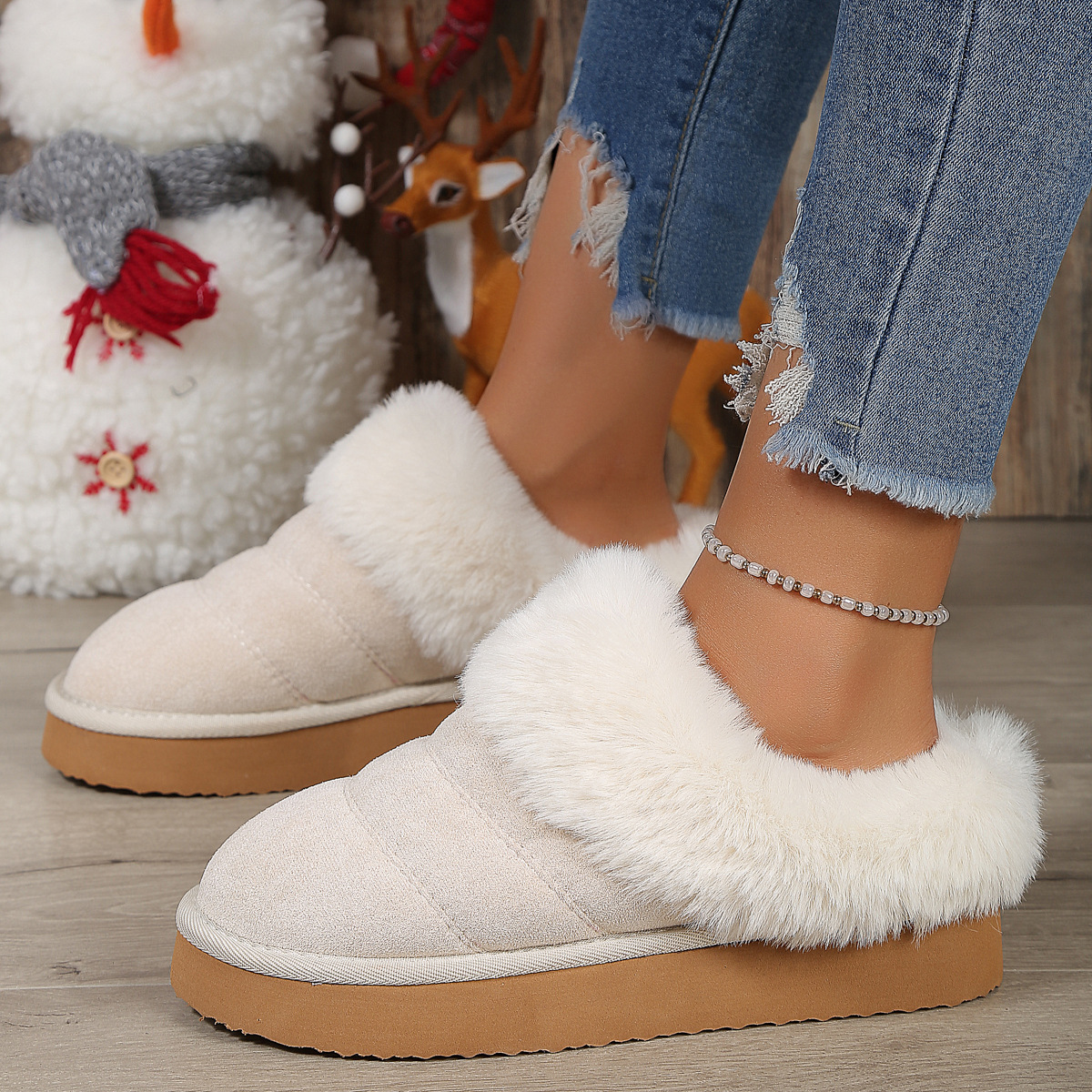 Plush Lined Slippers