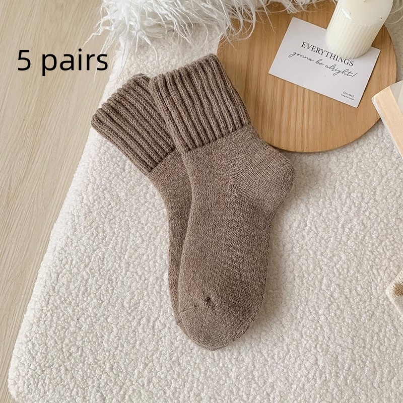 Ribbed Knit Socks